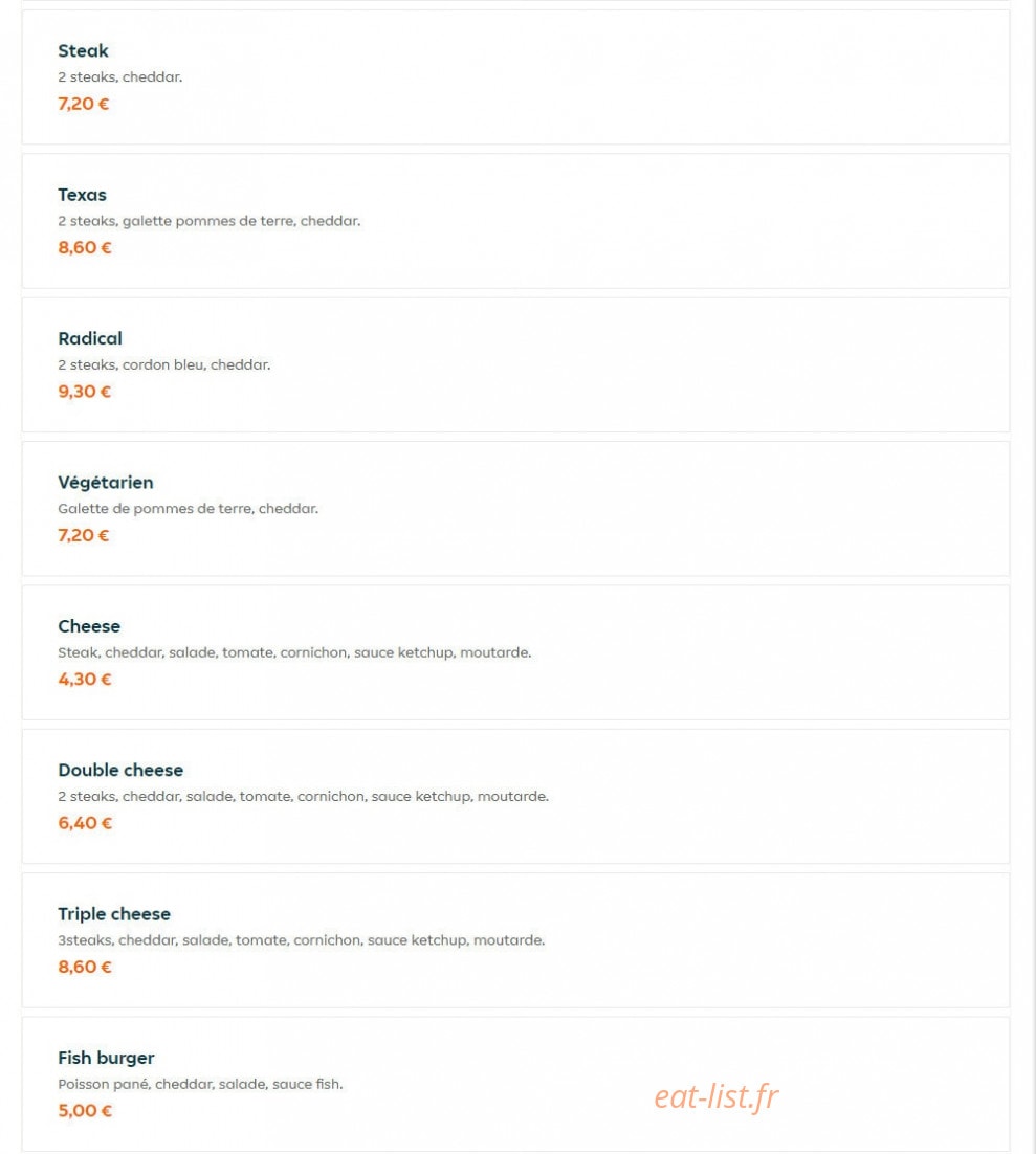 Le Miam — carte page 15