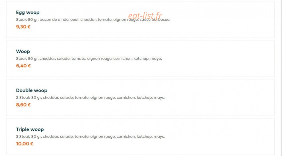 Le Miam — carte page 13