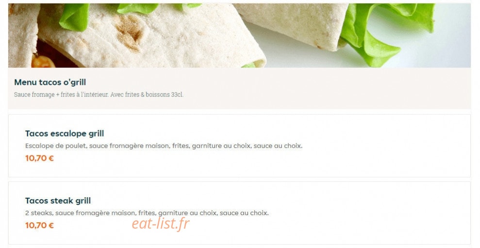 Le Miam — carte page 7