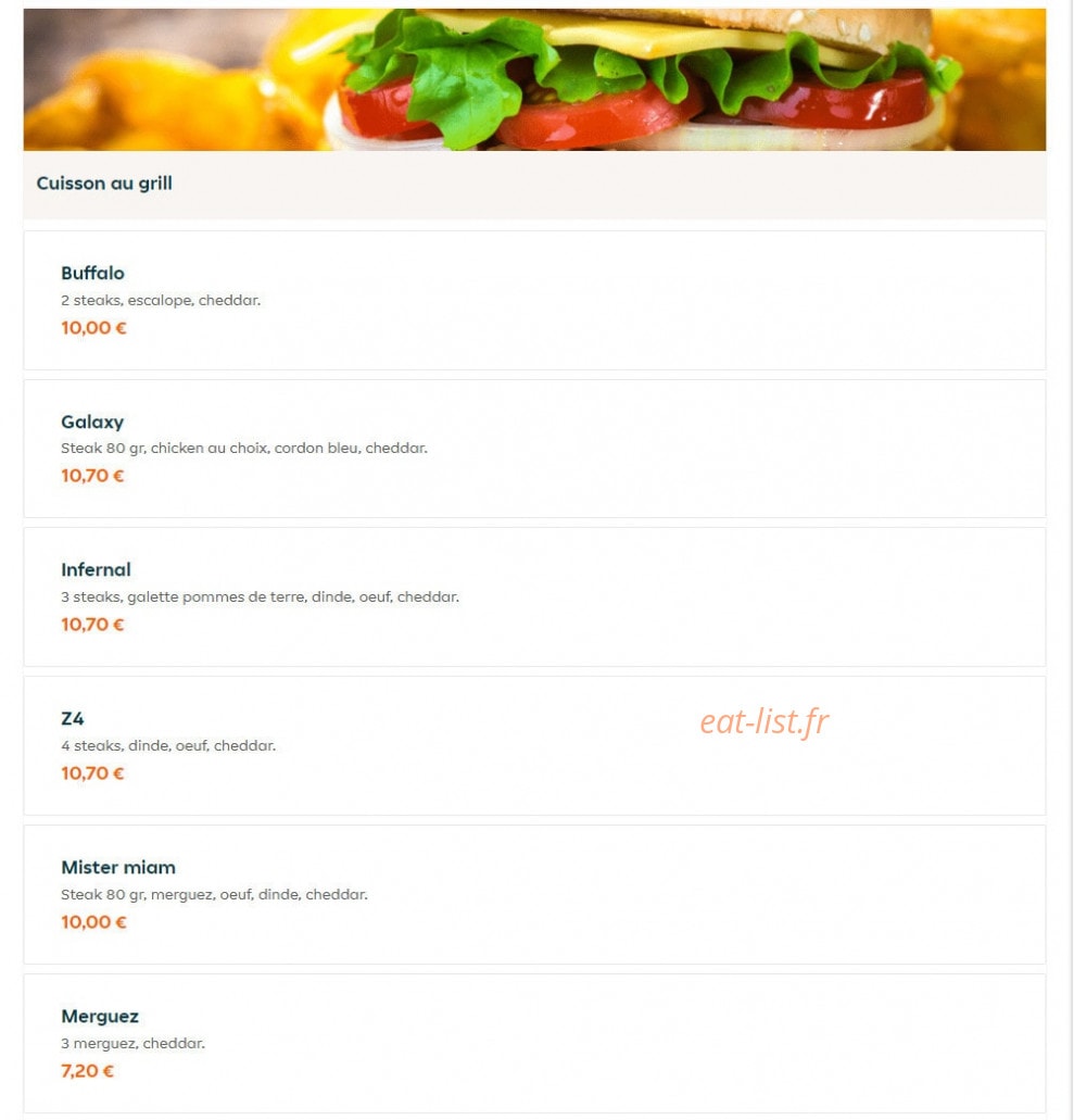 Le Miam — carte page 11