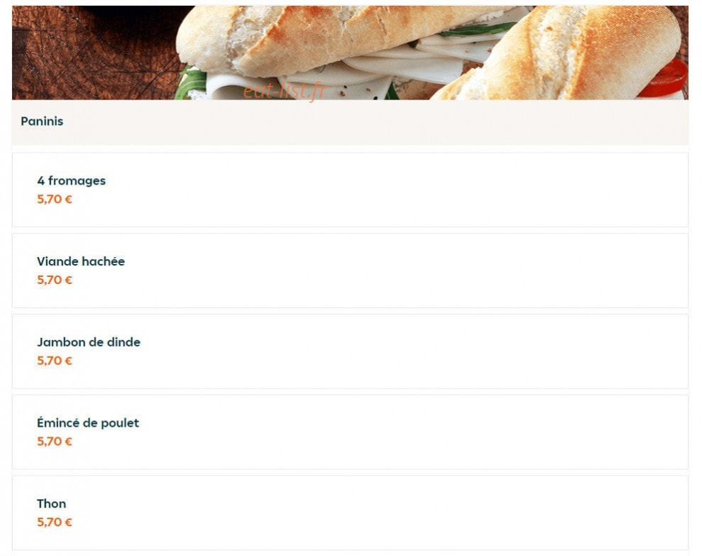 Le Miam — carte page 19