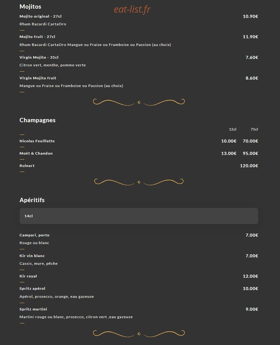 Mon Bistrot — carte page 8