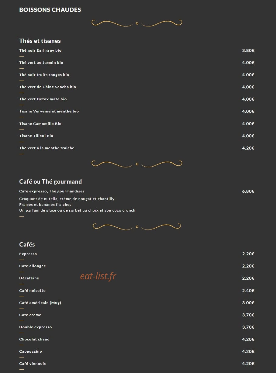 Mon Bistrot — carte page 11
