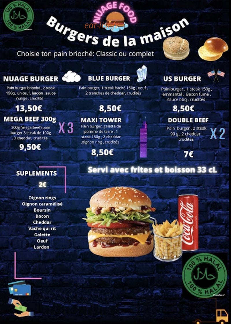 Nuage Food — carte page 2