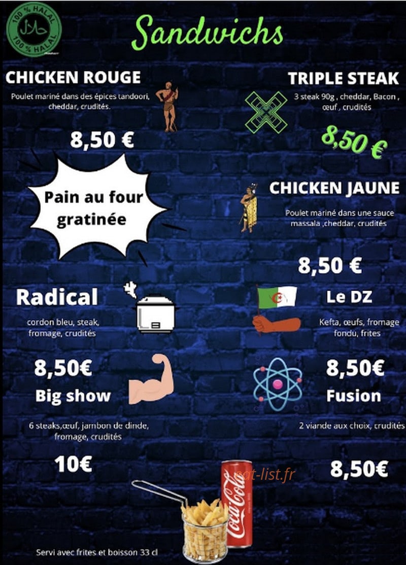 Nuage Food — carte page 3
