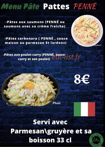 Nuage Food — carte page 7