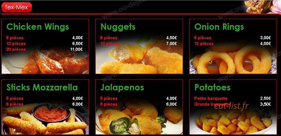 Pizza Europe — carte page 4