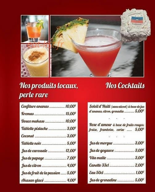 Saveur Créole 509 — carte page 2