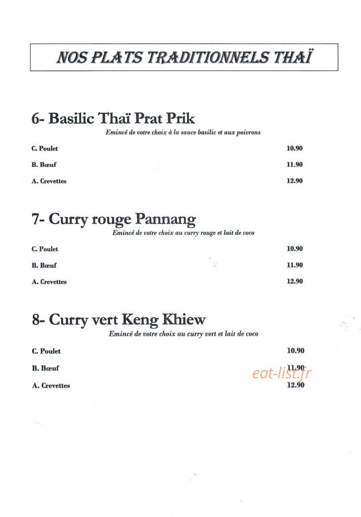 Thaï — carte page 5