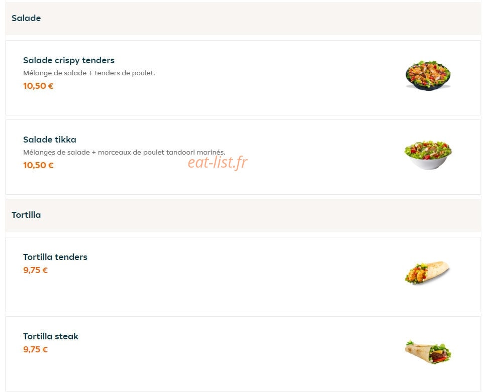 Burger Run — carte page 6