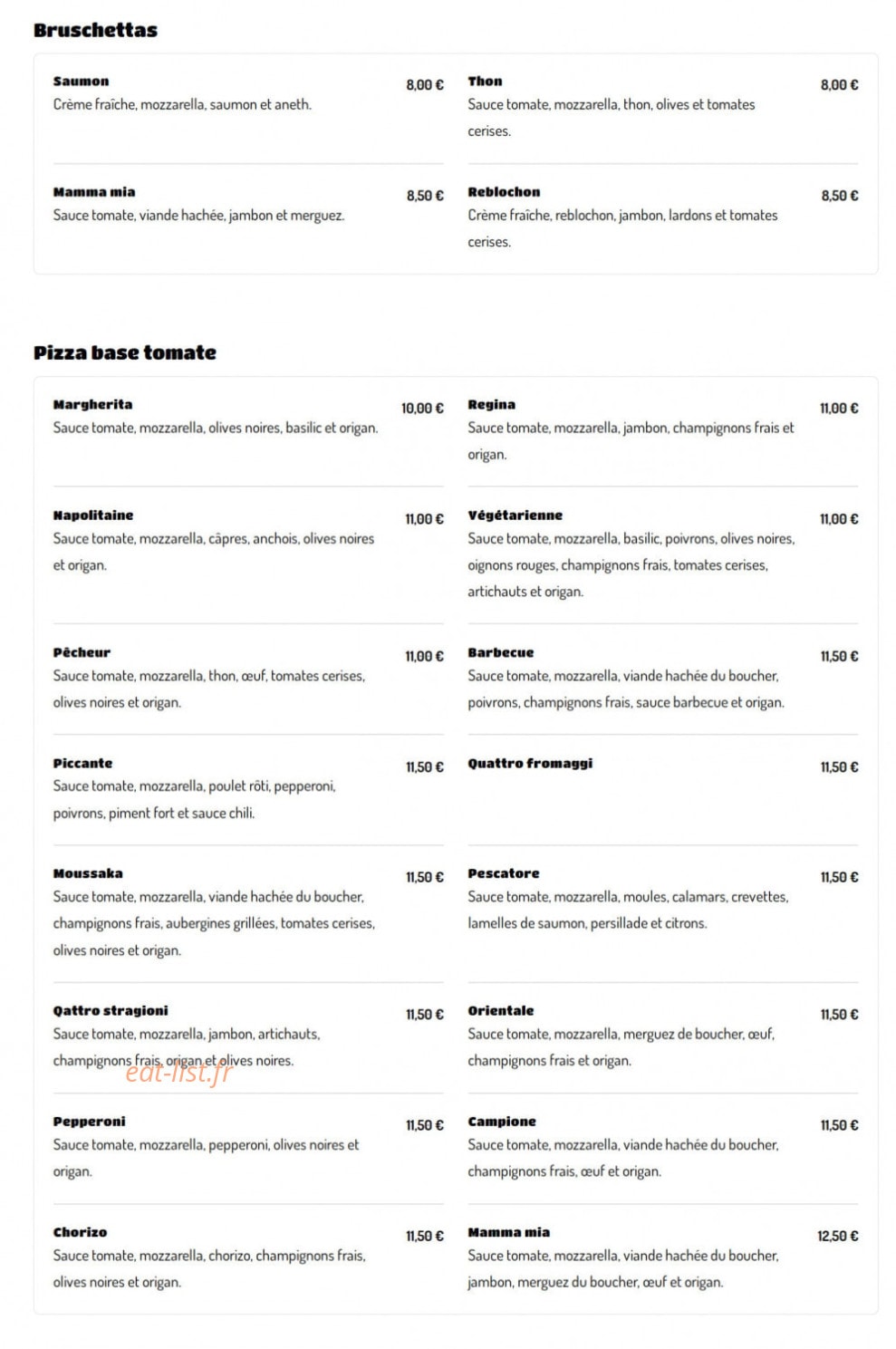 Mamma Mia — carte page 1