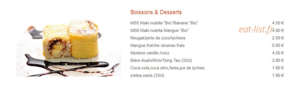 Mystère Sushi — carte page 16