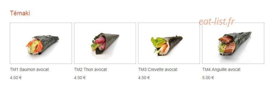 Mystère Sushi — carte page 14
