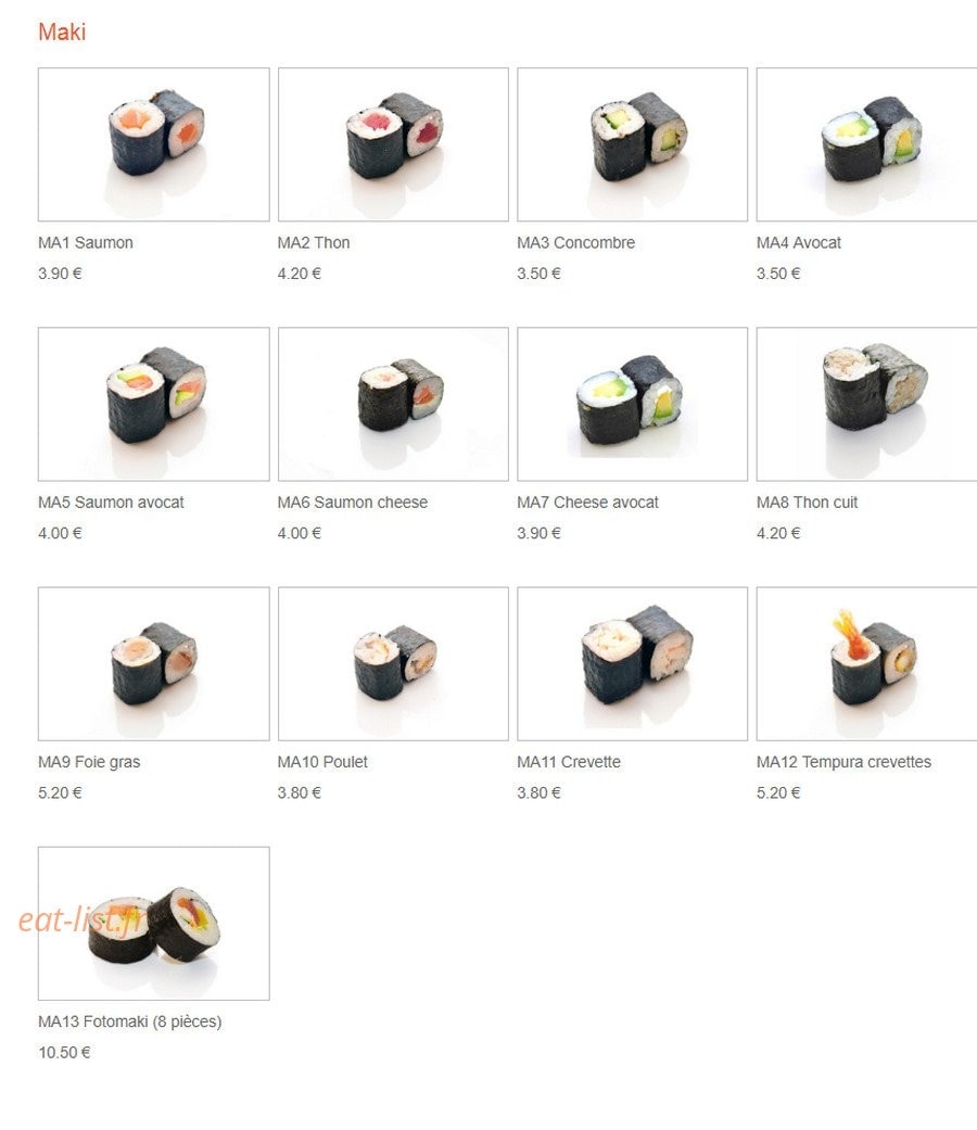 Mystère Sushi — carte page 5