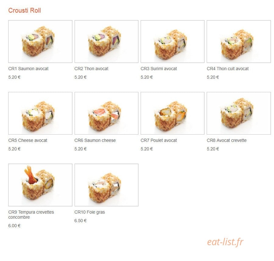 Mystère Sushi — carte page 8