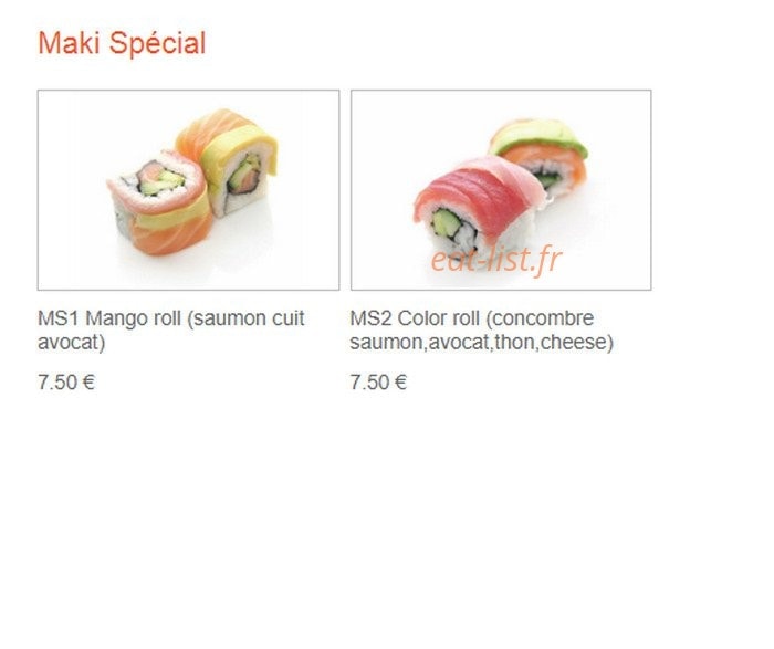 Mystère Sushi — carte page 15