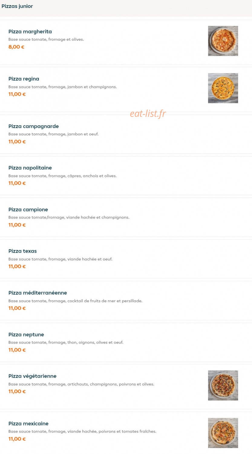 New Délices — carte page 2