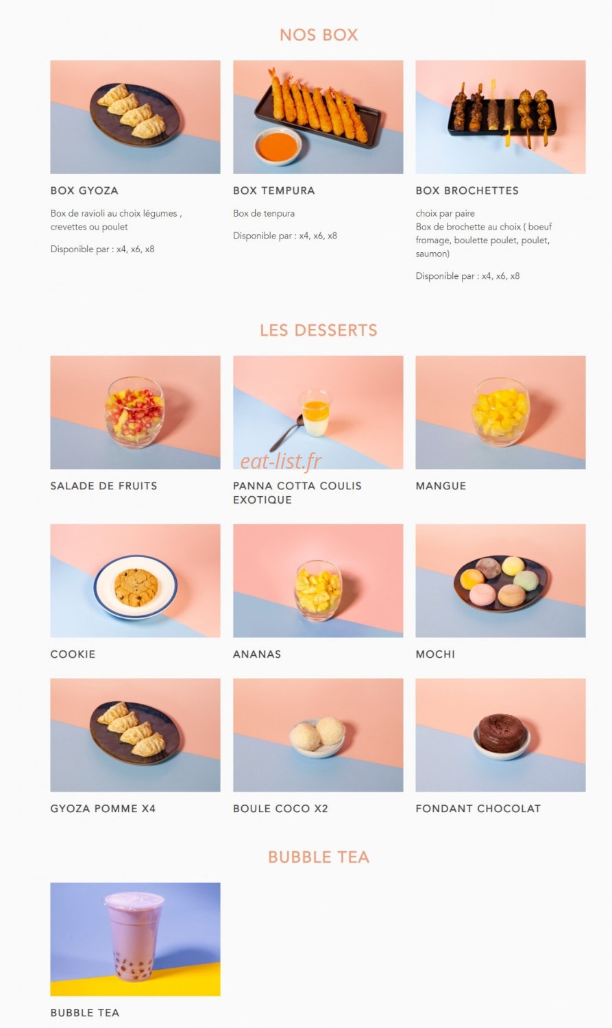 Poké Rolls — carte page 3