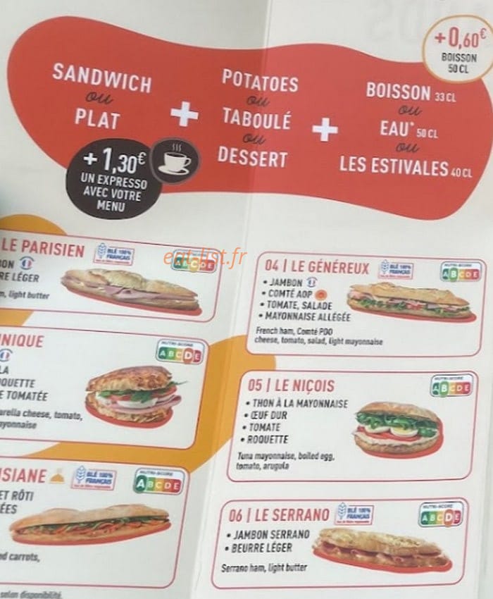 Pomme de Pain — carte page 1