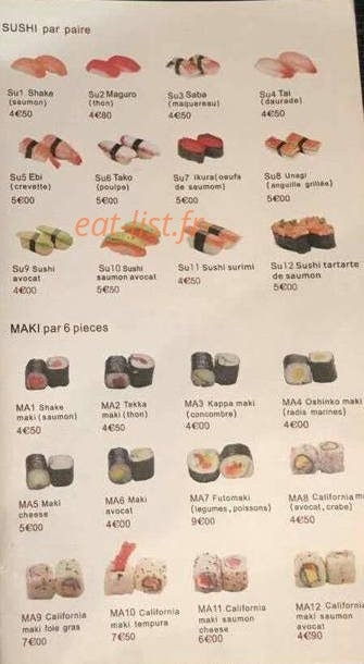 Sakura — carte page 2