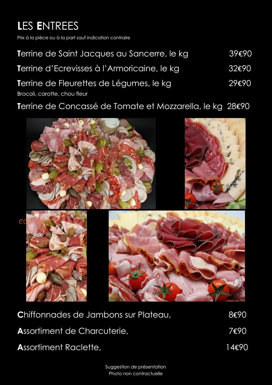 Gourmet Plaisir et Tradition — carte page 9