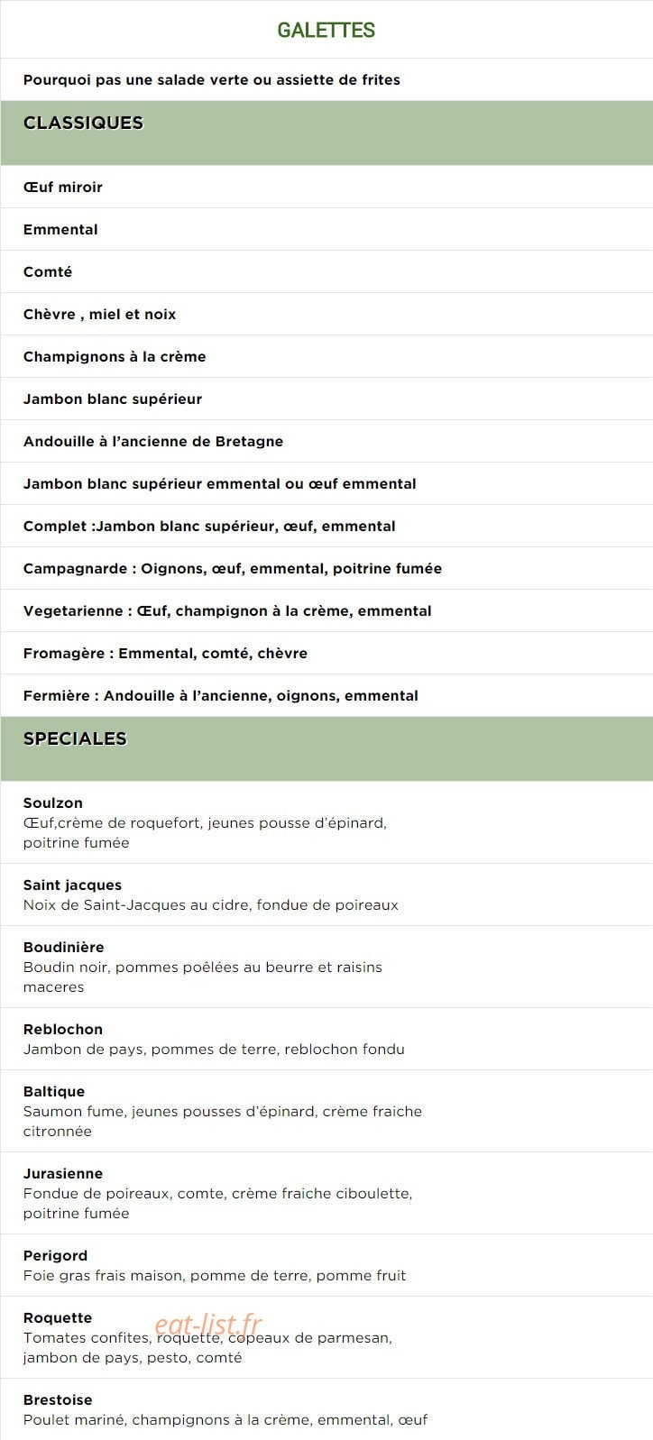 La Terrasse — carte page 3