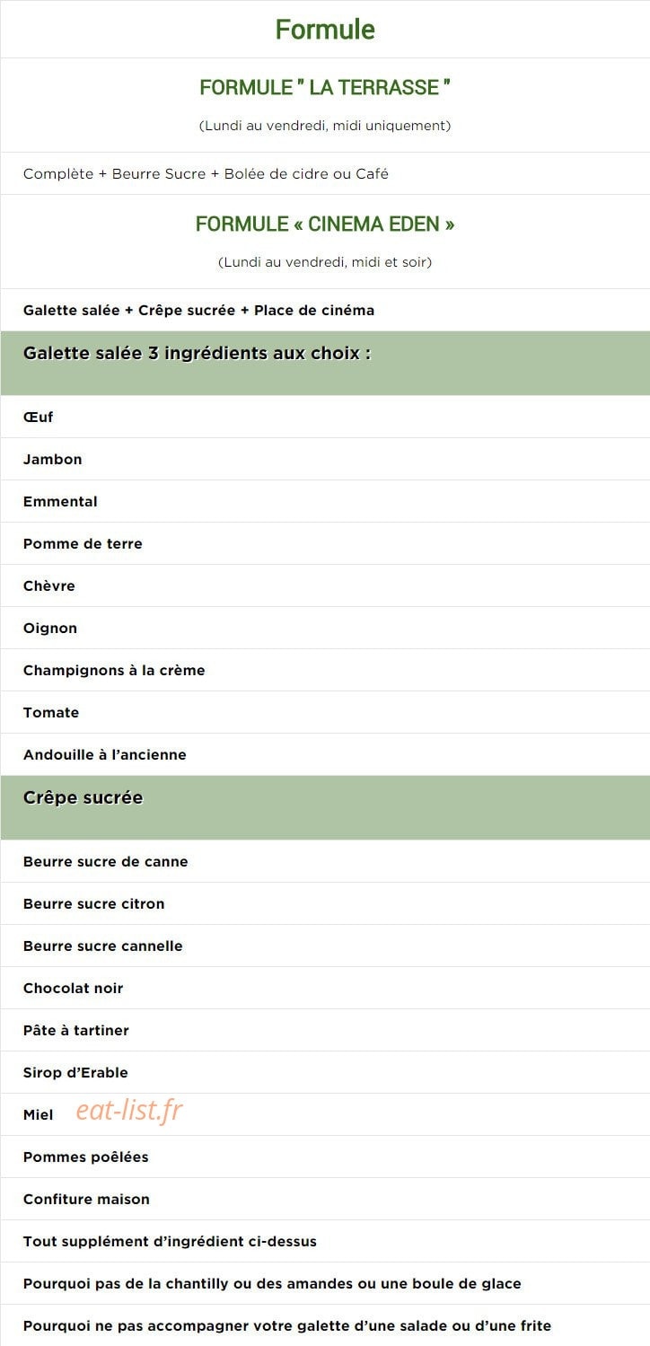 La Terrasse — carte page 8