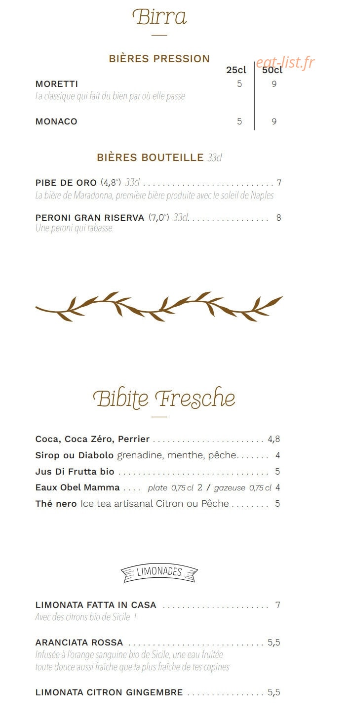 Obel Mamma — carte page 9