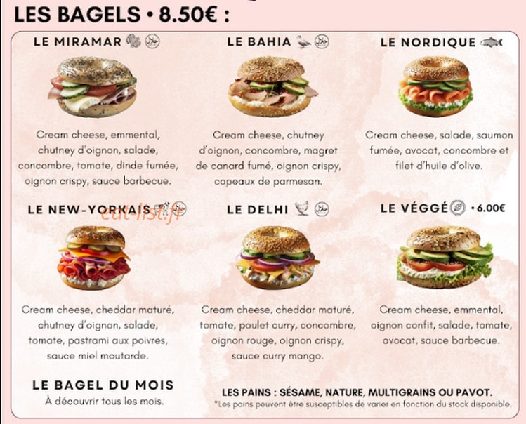 Bagels N Donuts — carte page 2