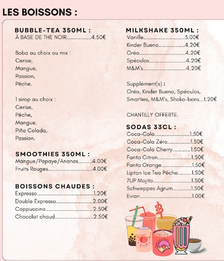 Bagels N Donuts — carte page 3