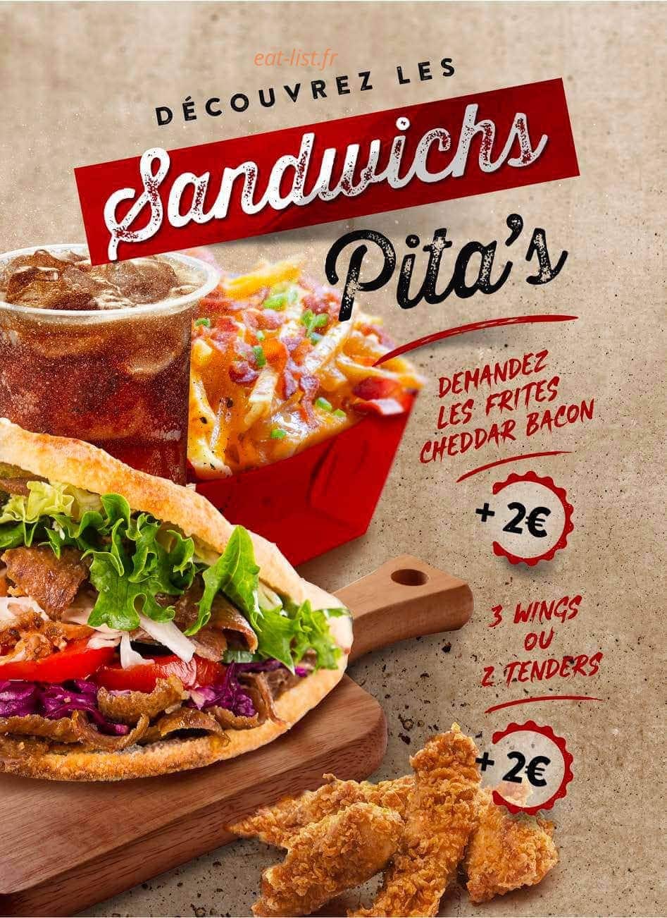 Chicken Burger — carte page 6