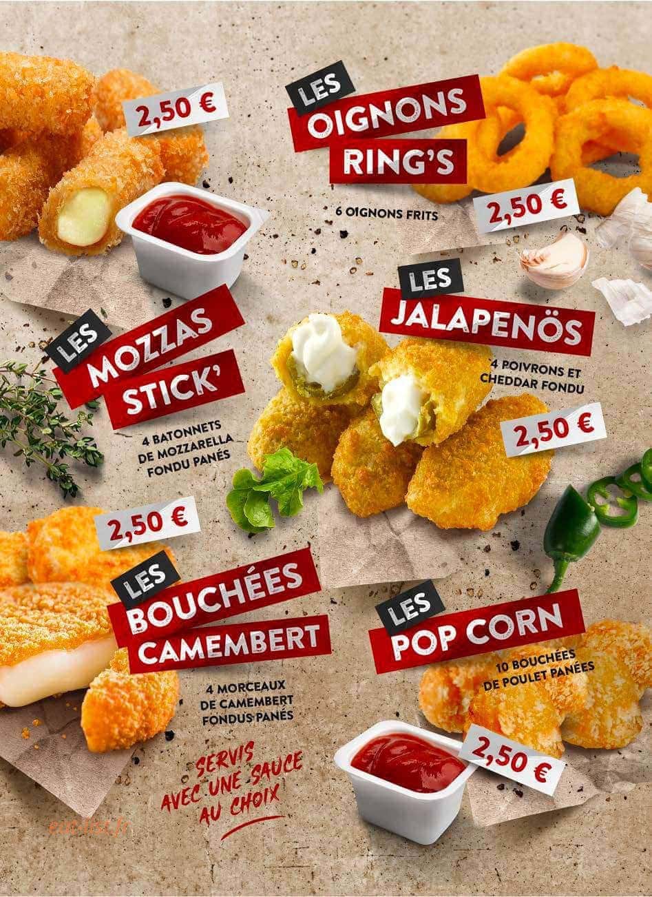 Chicken Burger — carte page 14