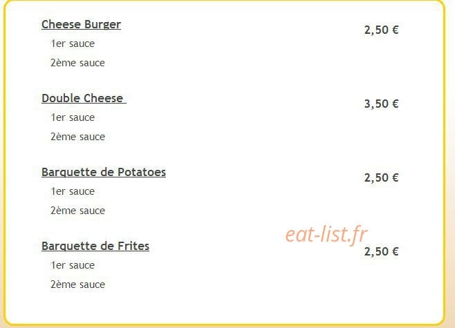 Espace Pizza — carte page 8
