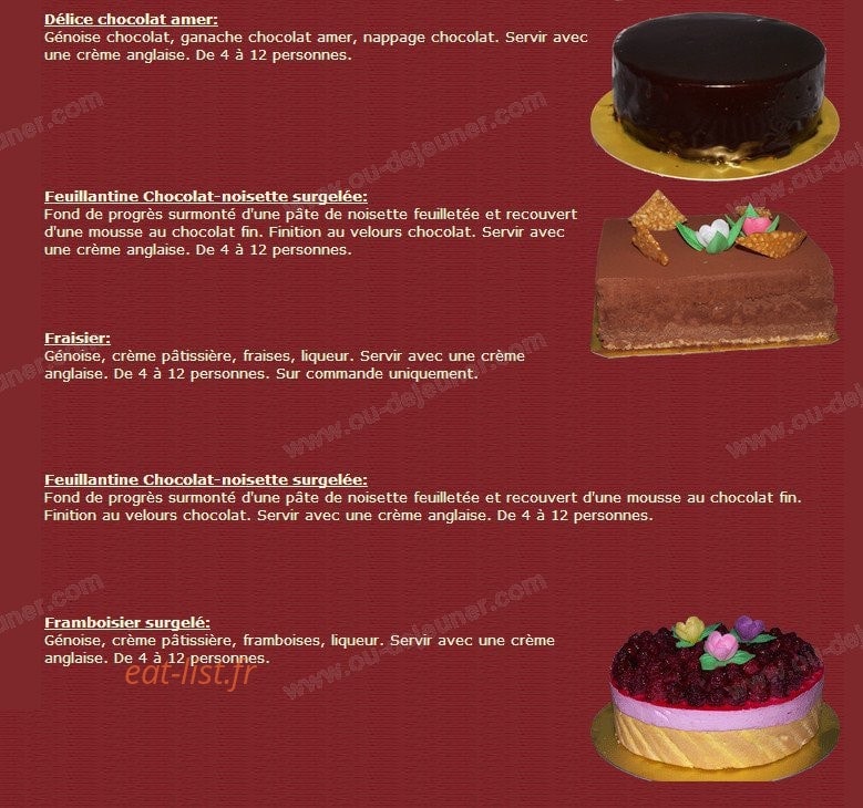 La Bruxelloise — carte page 6