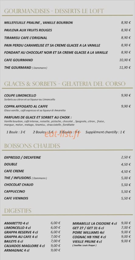 Le Loft — carte page 5