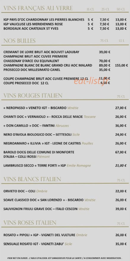 Le Loft — carte page 6