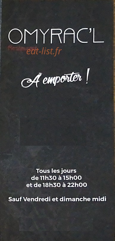 Omyrac'l — carte page 1