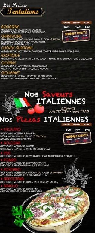 PIZZ Event's — carte page 2