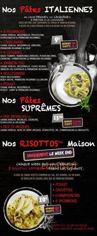 PIZZ Event's — carte page 5