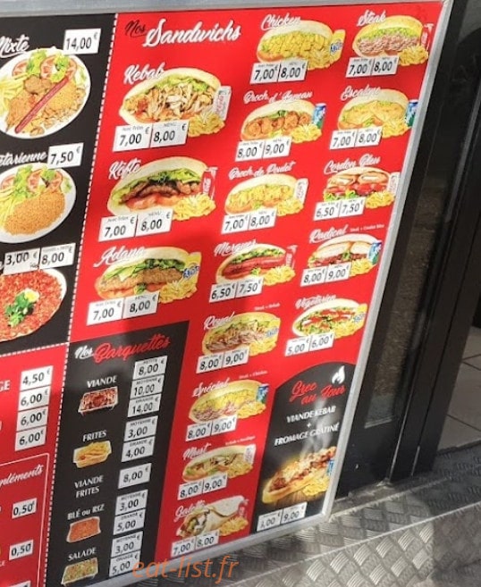 Royal Kebab — carte page 3
