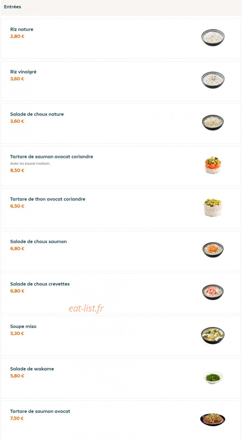 Sushi Wan — carte page 23