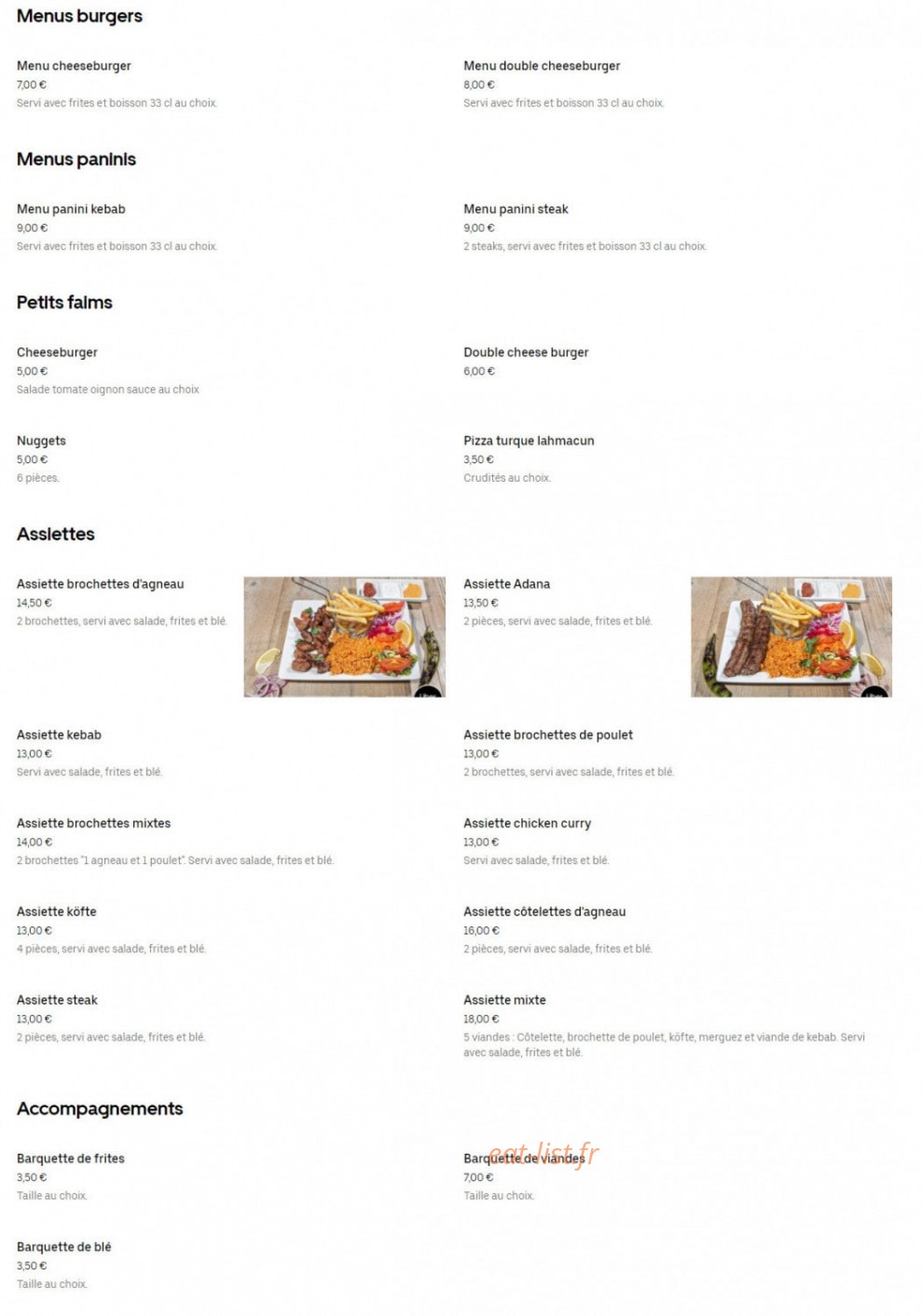 Bodrum — carte page 2