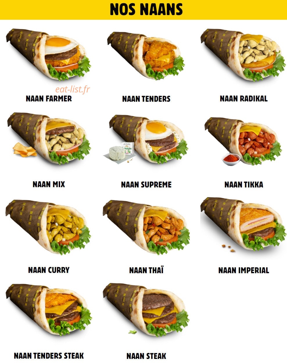 Chicken Street — carte page 1