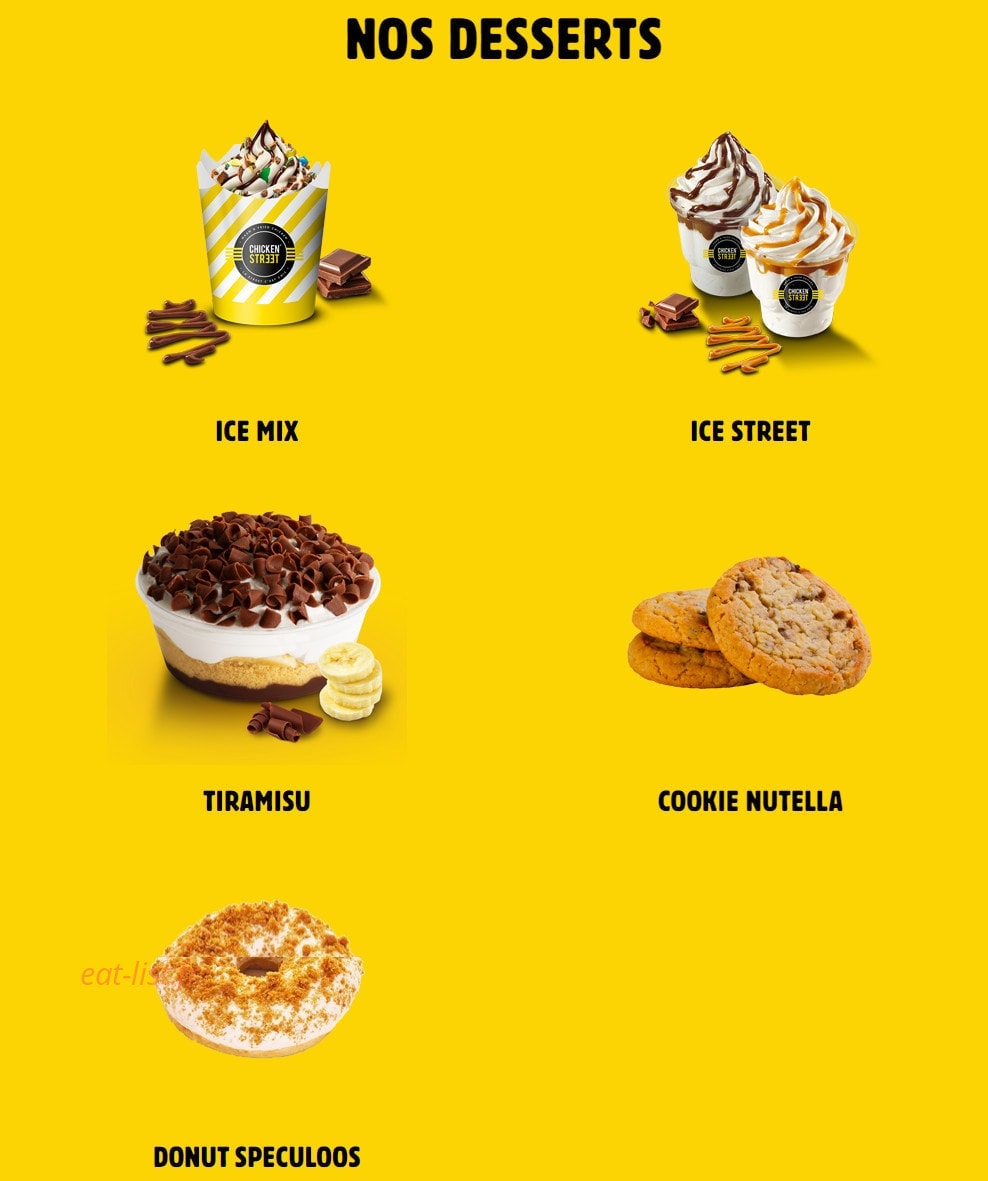 Chicken Street — carte page 6