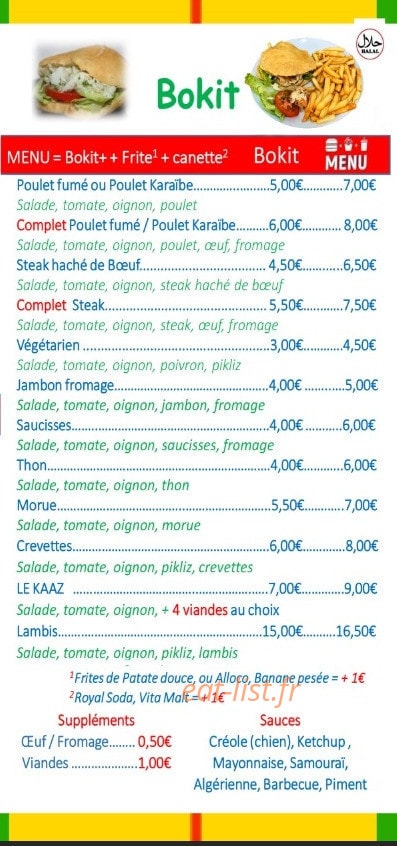 Kaaz Bokit — carte page 3