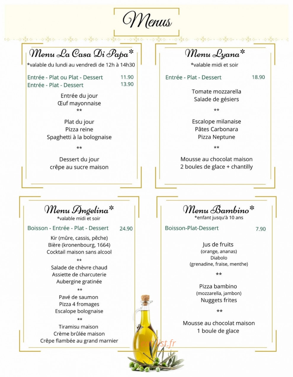 La Casa Di Papà — carte page 5