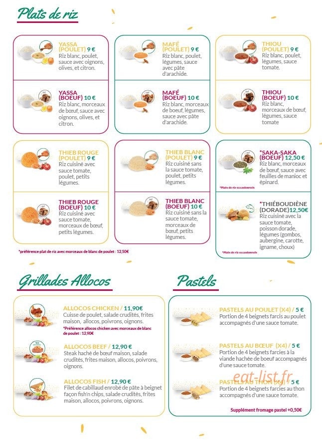 Mama Rice — carte page 1