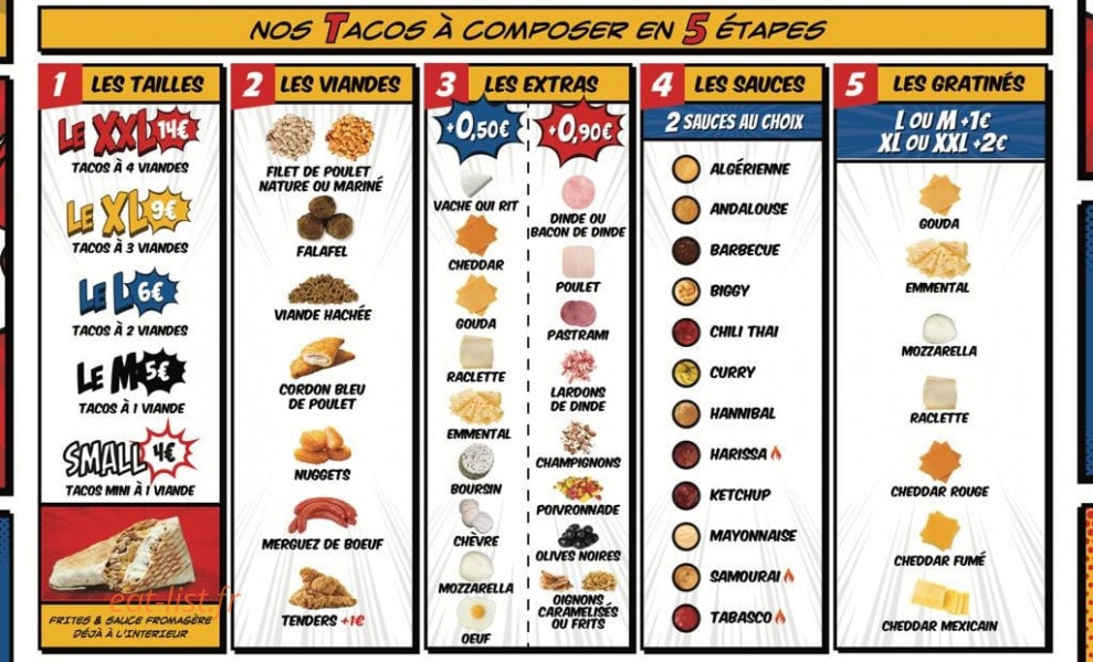 Alftacos — carte page 6