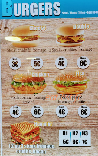 Azul Restaurant — carte page 2