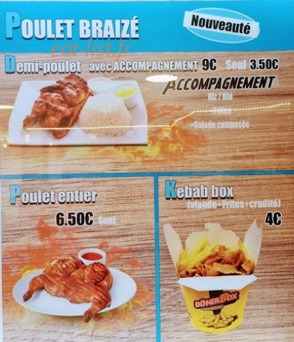 Azul Restaurant — carte page 4